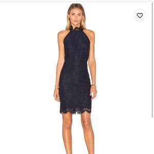 BB Dakota/ Steve Madden “Cara dress” navy blue lace cocktail dress